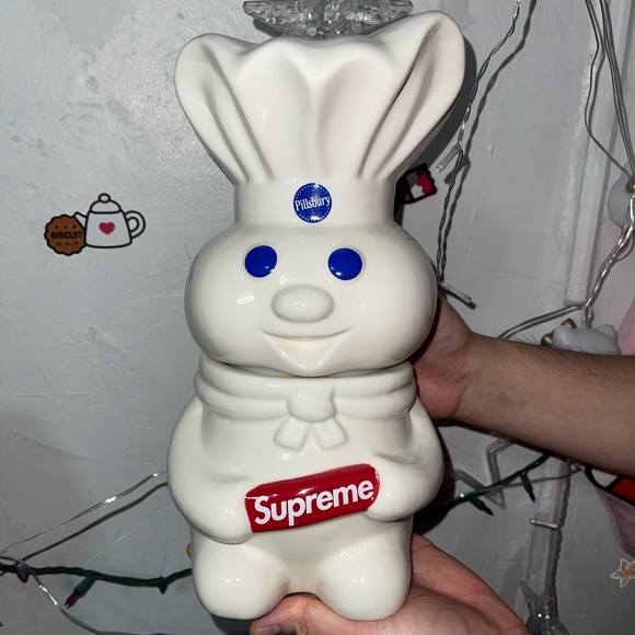 SUPREME PILLSBURY DOUGHBOY COOKIE JAR